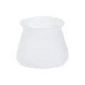 Protectores de patas de silla de silicona blanca protectores de muebles antideslizan - Pieza Única / Blanco