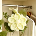 Hanging gardenia scented wax tablet wardrobe air freshener long lasting floral fragrance - Gardenia