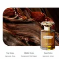 Luxury car air freshener, ebony agarwood scent, 120ml glass bottle, long lasting perfume car. - Oud Wood