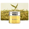 Car solid fragrance diffuser jar with tea scent, long-lasting air freshener for auto and home use. - Warm Tea Scent