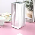 Hochwertiger silberner Aluminium-Seitenfaltenbeutel mit traditionellem Tee-Set im Detail - 8*20+6cm (100 Stück/Packung)