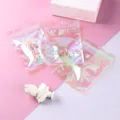 Holographische Laser-Druckverschlussbeutel für Schmuckverpackungen mit Regenbogeneffekt - 100 Stück/Packung (6x10cm)