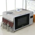 European style microwave oven dust cover cloth lace fabric kitchen appliance protector - Deep Affection Coffee