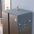 Waterproof dust cover for refrigerator top, multi-functional fabric storage organizer with pockets. - 55*140cm / Happy Home