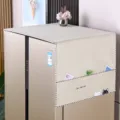 Beige κάλυμμα σκόνης ψυγείου με τσέπες και χαριτωμένο σχέδιο γάτας για το σπίτι. - 50*140CM / Μπεζ Γάτα