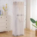 Beige vertical air conditioner cover lace dust cover elegant home decor dustproof protector - AC Cover (Height 170cm) / [Square] Begonia Beige