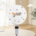 Funda protectora antipolvo elastica para ventilador de pie con estampado floral. - Futuro prometedor a