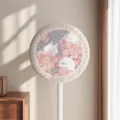 Fundas antipolvo elásticas para ventilador con bonito diseño de conejo de dibujos animados. - Jardín de Conejos