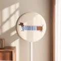 Funda elástica para polvo de ventilador con diseño de tierno perro salchicha, suave. - Perro salchicha