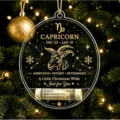 Capricorn Sternzeichen Weihnachts-Geldhalter-Ornament für den Baum-Geschenkdekor. - Widder