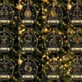 Zwölf Tierkreiszeichen Weihnachtsornamente aus Acryl mit Goldgravur und Geldscheinhalter-Schlitz - 12 Sternzeichen Kollektion