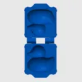Langlebiger blauer Enten-Schneeformmacher für lustige Winteraktivitäten im Freien - Klein (5.5cmx6.5cmx4.5cm) / Blau (Ente)