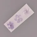 Schattige magnetische windmolen decoratie voor fiets en auto, lichte paarse bloem. - Paars driekleurig (Set van 3)