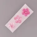 Leuke roze bloem windmolen decoratie voor fiets stuur en helm magnetisch accessoire - Roze kleurtinten (set van 3)