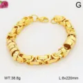 Bracelet homme luxe en acier titane plaque or maille lourde detail, accessorio de mode. - 6