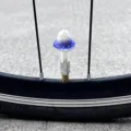Cute mushroom bicycle tire valve caps blue white creative valve stem covers for bike wheels - Gradient Purple Little Mushroom (Valve Decoration) / Gradient Purple