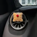 Cute plush biscuit car air vent clip aromatherapy, sweet fragrance and interior decorative charm. - Red-Nose Cookie / 1 Piece/Pack