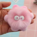 Pink cute plush monster car air vent clip furry doll perfume clip sweet interior decor - Four-Legged Monster / Pink