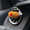 Cute cookie car air vent clip plush doll aromatherapy cute interior decoration ornament - Red-Nose Chicken Leg / 1 Piece/Pack
