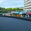 Niedliche Tier Auto Armaturenbrett Dekoration Ornamente Mini Cartoon Figuren für Auto Deko. - Minotiere / 15 Stück/Packung