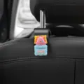 Gancho para reposacabezas de coche bonito dibujo animado organizador de asiento trasero - Castor Durmiente / 1 Pieza/Paquete
