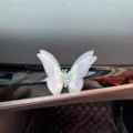 Cute butterfly car air vent clip rhinestone dashboard decoration accessory for women - Adhesive Type / Gradient Purple