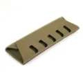 Lasergeschnittenes taktisches Schulterpolster mit atmungsaktivem Mesh und Molle-Punkten - 1 Stück / Armeegrün