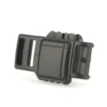 Zwarte plastic magnetische gesp voor helm of rugzak verstelling outdoor - 017-2 Stijl / Zwart