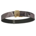 IPSC double-layer hardened nylon shooting belt with camouflage pattern and eagle buckle - 120 / Dark Gray Camo