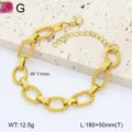 Robuste bracelet de chaîne pour hommes en acier titane, bijoux en or magnifiques. - 14