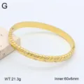 Bracelet jonc rigide en acier inoxydable doré avec strass motif chevron femme - Or 18 carats / 9