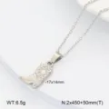 Collier pendentif botte de cowboy en acier inoxydable chaîne clavicule bijou mode - Botte de Cowboy / Acier