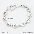 Bracelet de chaine en acier inoxydable motif zodiaque pour femme, detail retro chic. - Style 8