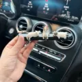 Niedliche Cartoon Katzen Auto temporäre Parkkarte und Armaturenbrett Deko mit Harz Kätzchen. - Drei Katzen Parkschild / Schwarz