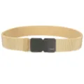 Men's khaki tactical elastic woven belt featuring a quick-release black magnetic buckle - Coyote Brown / 120cm