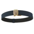 Professional IPSC shooting training belt in navy nylon with golden eagle buckle - 120 / Dark Blue