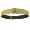 Heavy-duty double-layered nylon tactical shooting belt with golden eagle buckle in khaki - 120 / Coyote Brown
