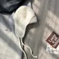 Chapeau ushanka moelleux et blanc douillet avec oreillers, bonnet trappeur en peluche chaude d'hiver. - Blanc Cassé