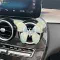 Butterfly Car Air Freshener Vent Clip, Cute Mesh Butterfly Fragrance Diffuser Clip - Moving Butterfly Ornament (Gradient Green) - Clip Style