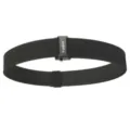 Heavy-duty double-layer nylon tactical belt with automatic buckle for outdoor use - 120cm / Black