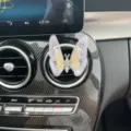 Cute butterfly car air vent clip aromatherapy decoration for automotive interior styling design. - Clip Style / Purple