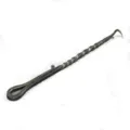 Handgeschmiedeter Grill-Wender aus Edelstahl mit gedrehtem Griff für Barbecue-Haken - 25cm