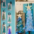 Handgemachtes DIY-Seeglas-Weihnachtsbaum-Set mit Seestern-Aufsatz in verschiedenen Farben - Stil A / DIY-Materialbausatz