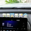 Cute cartoon cat and shark dashboard figurines set, perfect for lovely car interior decoration. - Cute Kitten 6-Piece Set