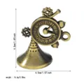 Antiker mechanischer Bronze-Uhrenanhänger mit Zahnrädern, Maße und Gewicht - Bronze