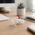 Ornamenti di giocattoli per aeroplani trasparenti eolici con gatto di cartone rosso auto - Gatto Pesce Koi