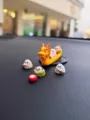 Cute dragon boat car dashboard ornament, resin creative cartoon zongzi figurine gift interior. - Dragon Boat 9-Piece Set + Round Mat