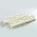 Knitted over-the-knee stirrup leg warmers, soft off-white thermal winter home socks. - One Size / White