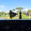 Vista detallada de figuras de espadachines de estilo retro chino, ideales para salpicadero. - Estilo Capa y Portaespada