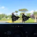 Antiguo guerrero wuxia adorno tablero coche estatuilla estilo chino artes marciales - Estilo Doble Capa